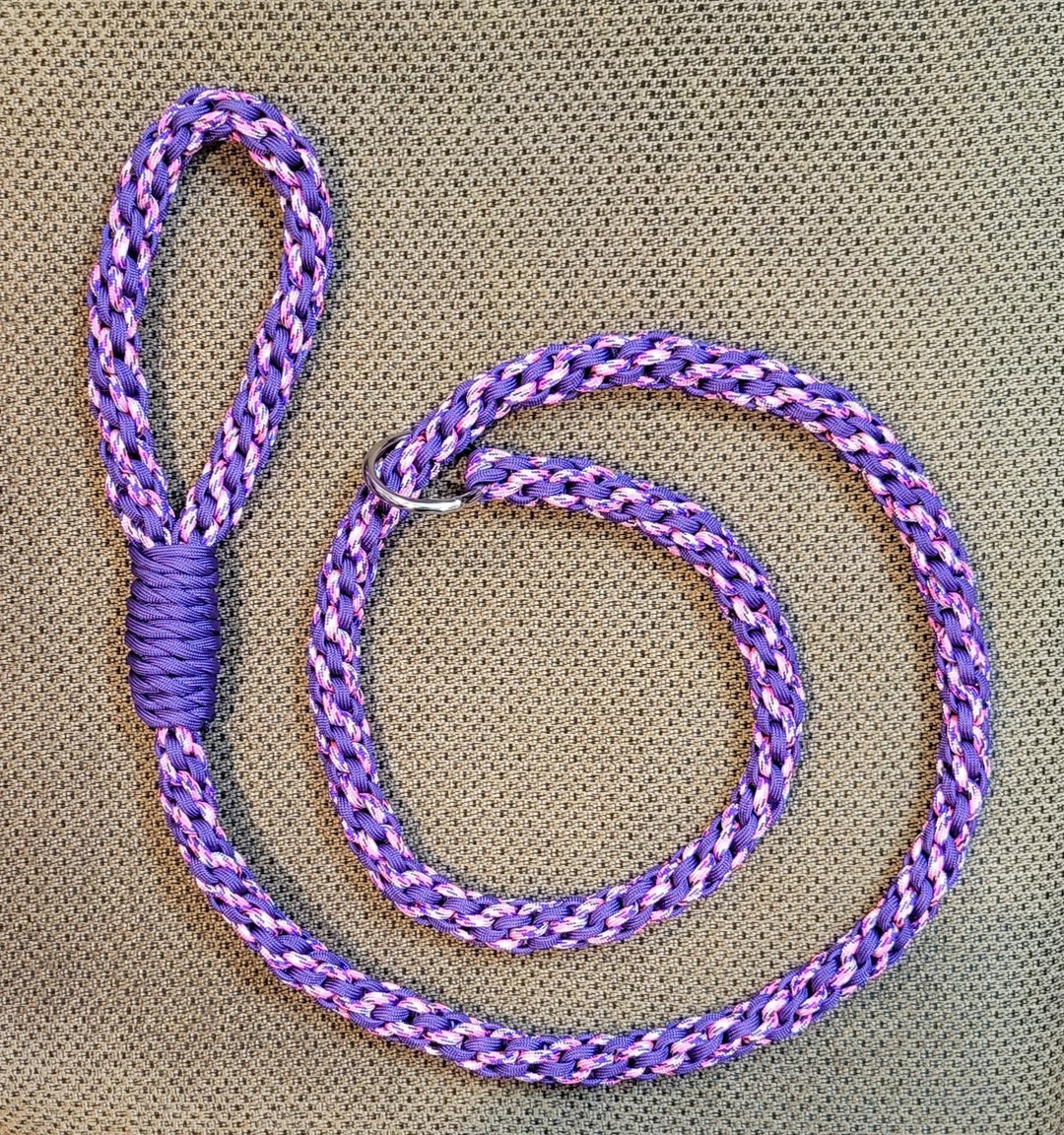 Paracord Slip Lead, Purple Pink, Performance, Agility, Fastcat Etsy