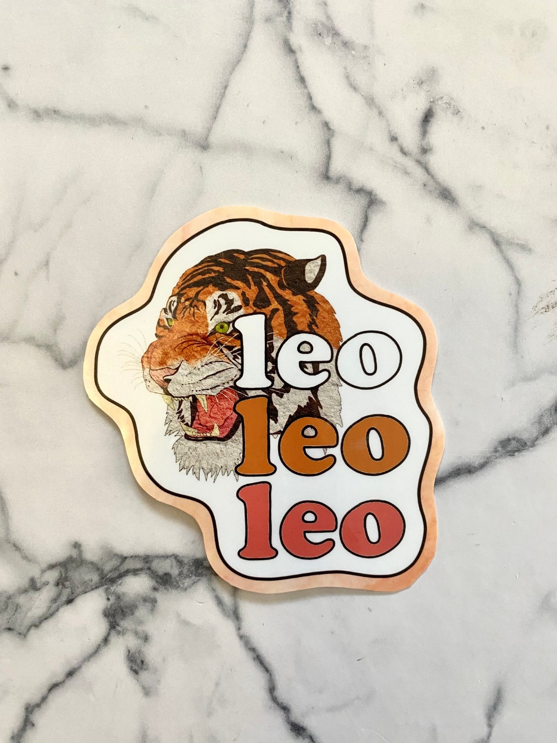 Leo Vinyl Sticker Best Friend Gift Zodiac Sign Stickers Etsy