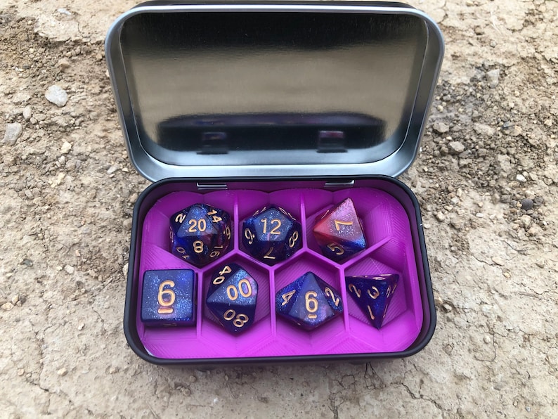 Dice holder for Dungeons and Dragons, D&D, Pathfinder, table top games, and RPG now with color options image 2