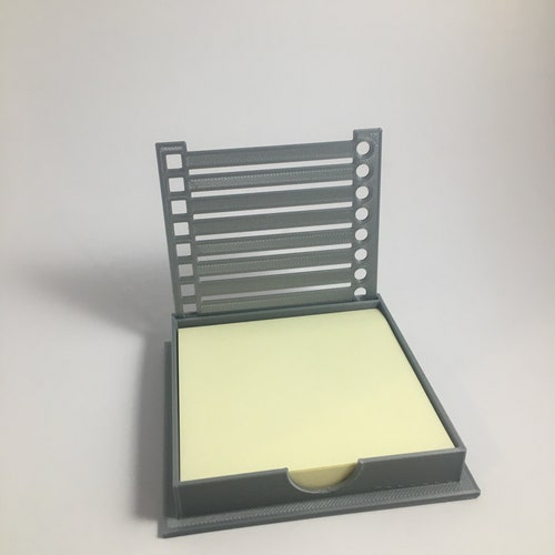 Sticky Note Holder and Stencil Version 2 Etsy
