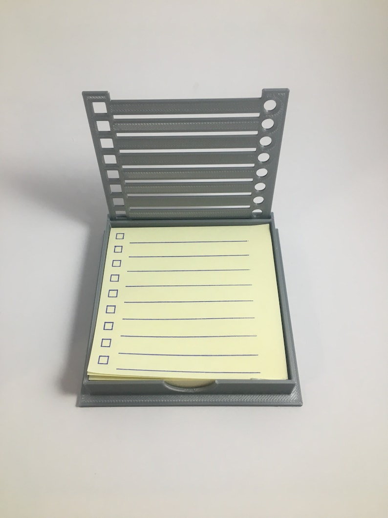 Sticky Note Holder and Stencil Etsy