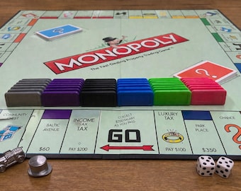Money holder for board games - set of 6 - Monopoly, Life, Table top games
