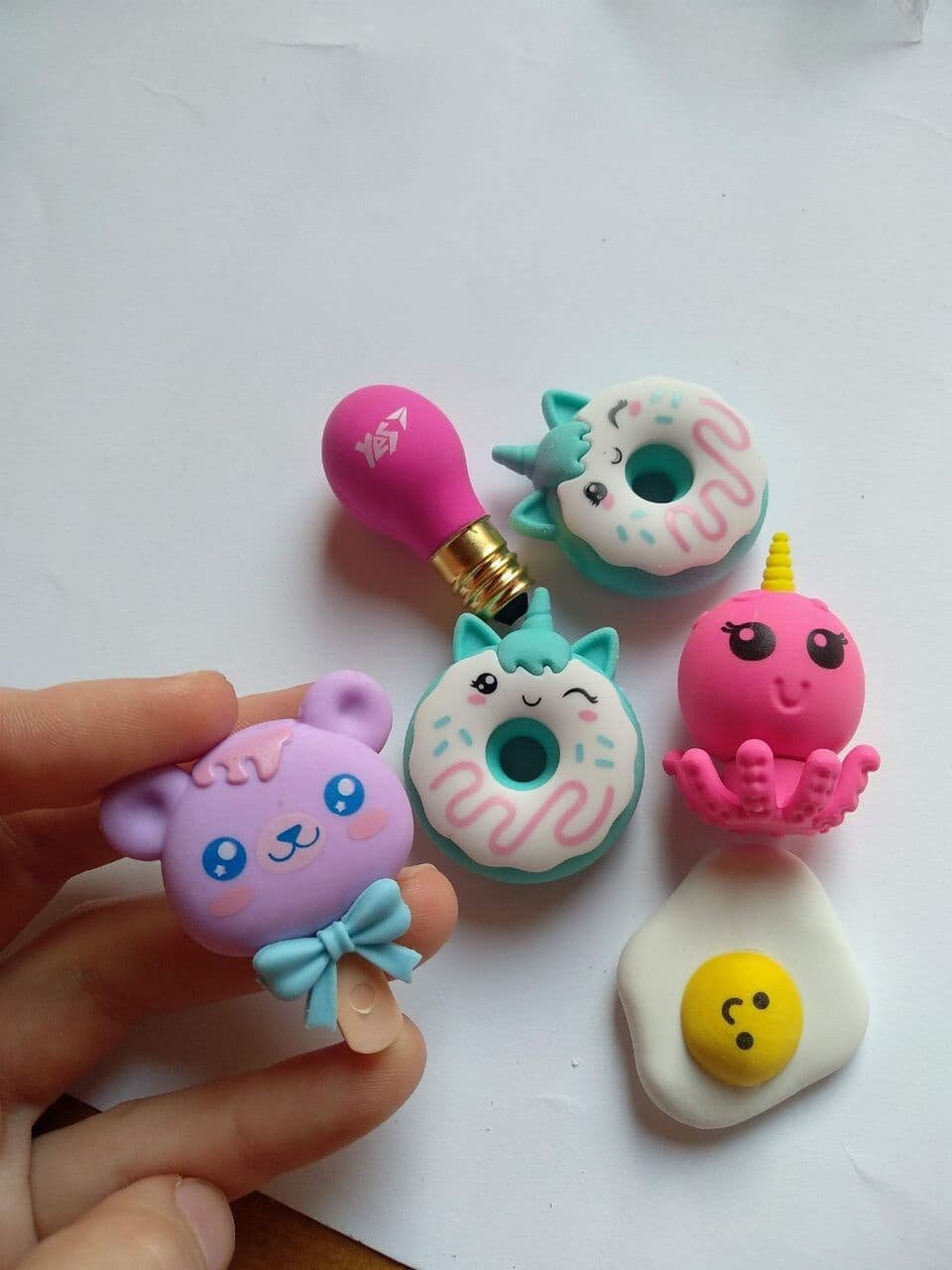Set of 6 Erasers Cute Eraser Sale Animal Erasers Etsy