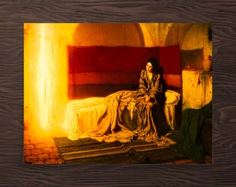 La Anunciación de Henry Ossawa Tanner - Henry Ossawa Tanner Print - Impresión de la Anunciación