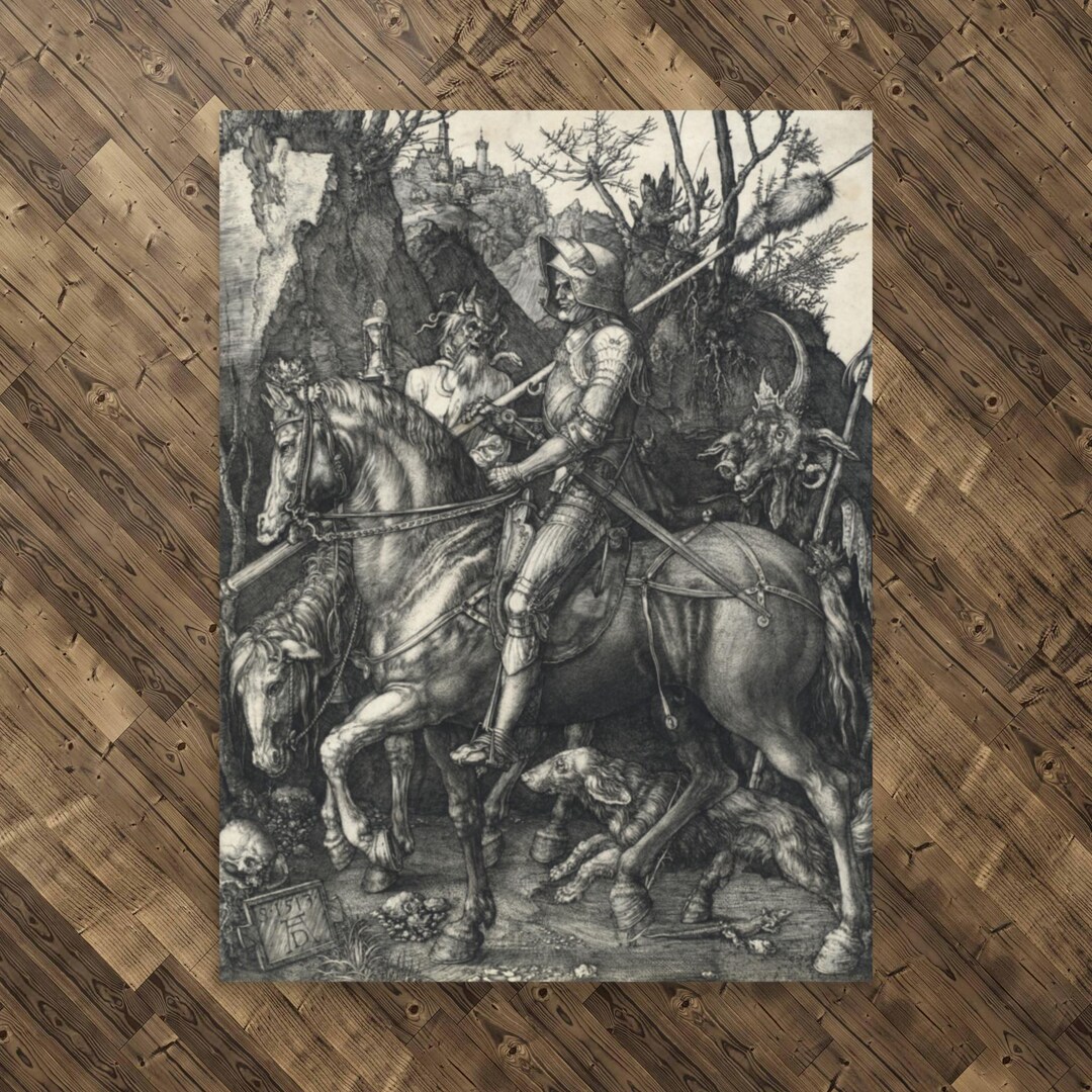 Knight, Death, and the Devil by Albrecht Durer - Albrecht Durer Print ...
