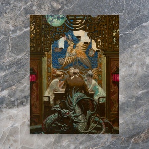 The Den of Inequity by Dean Cornwell - Dean Cornwell Print - The Den of Inequity Print