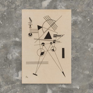 Abstract Art Print - Lithographie No. 1 by Wassily Kandinsky - Wassily Kandinsky Print - Wassily Kandinski Poster - Lithographie No. 1