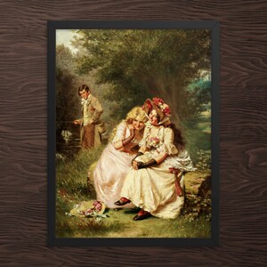 Framed Figurative Art Print - The Jolly Anglers by Edwin Thomas Roberts - Framed Edwin Thomas Roberts Print - Framed Jolly Anglers Print