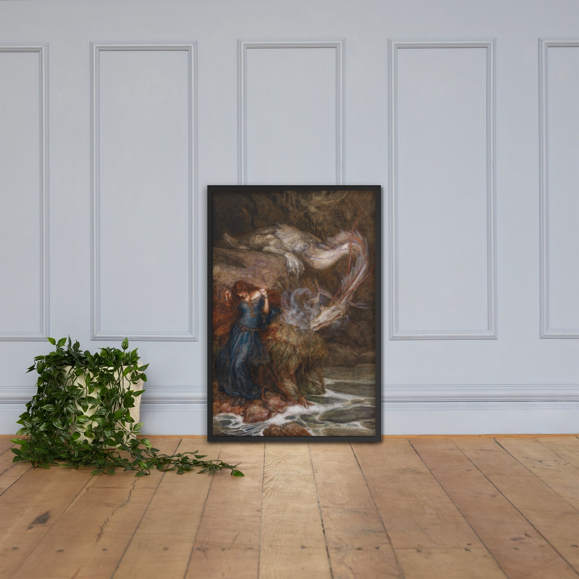 Framed Mythological Art Print Andromeda by Arthur Rackham - Etsy