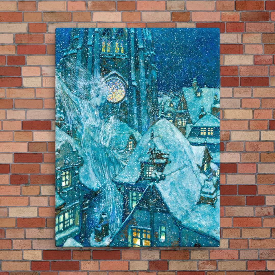The Snow Queen by Edmund Dulac - Edmund Dulac Canvas Print - Snow Queen ...
