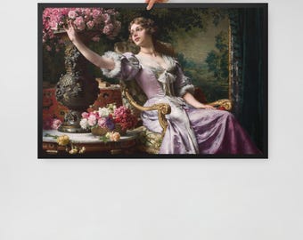 lady in a lilac dress with flowers Lady in a lilac dress with flowers (1903). By Wadysaw Czachrski (Polish, 1850 1911). Oil on canvas, 55 cm x 78 cm. National Museum in Warsaw Apply for our painting courses!