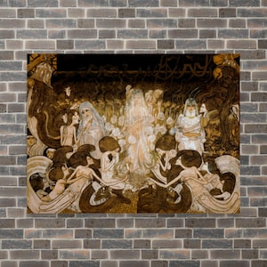 Symbolist Art Print - The Three Brides by Jan Toorop - Three Brides Print - Jan Toorop Print