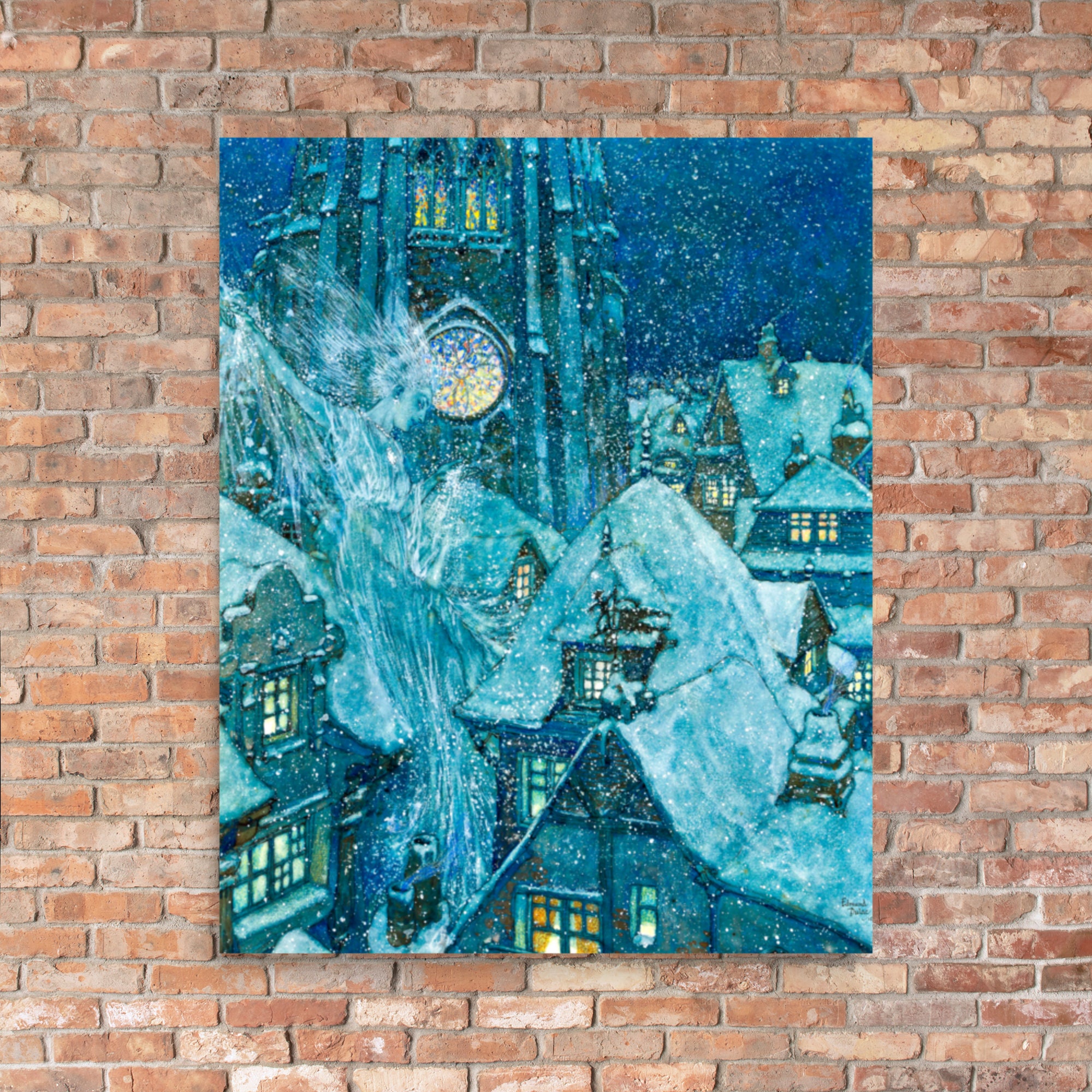Mythological Art Print - the Snow Queen by Edmund Dulac - Edmund Dulac ...