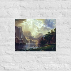 Landscape Art Print - Sierra Nevada by Albert Bierstadt