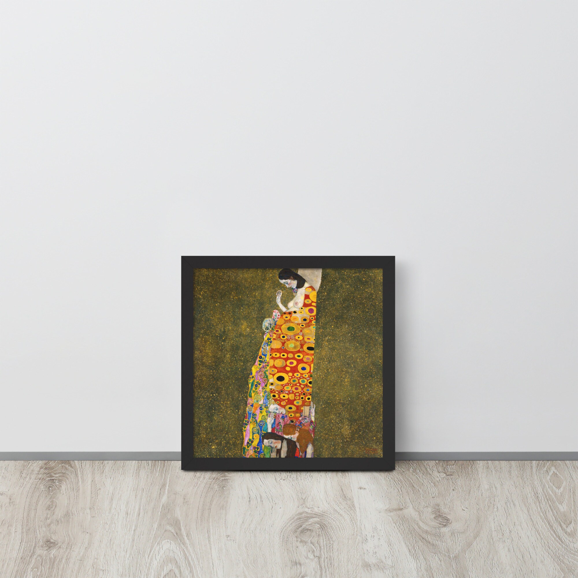 Framed Symbolic Art Print - Hope II by Gustav Klimt - Framed Gustav ...