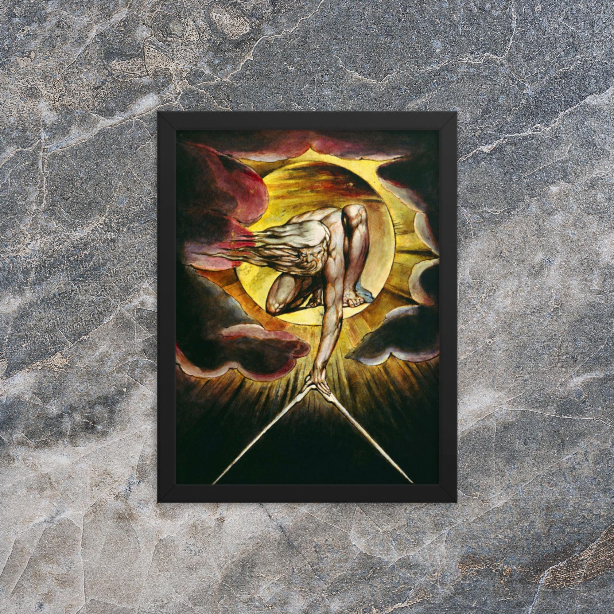 The Ancient of Days by William Blake - Framed Ancient of Days 