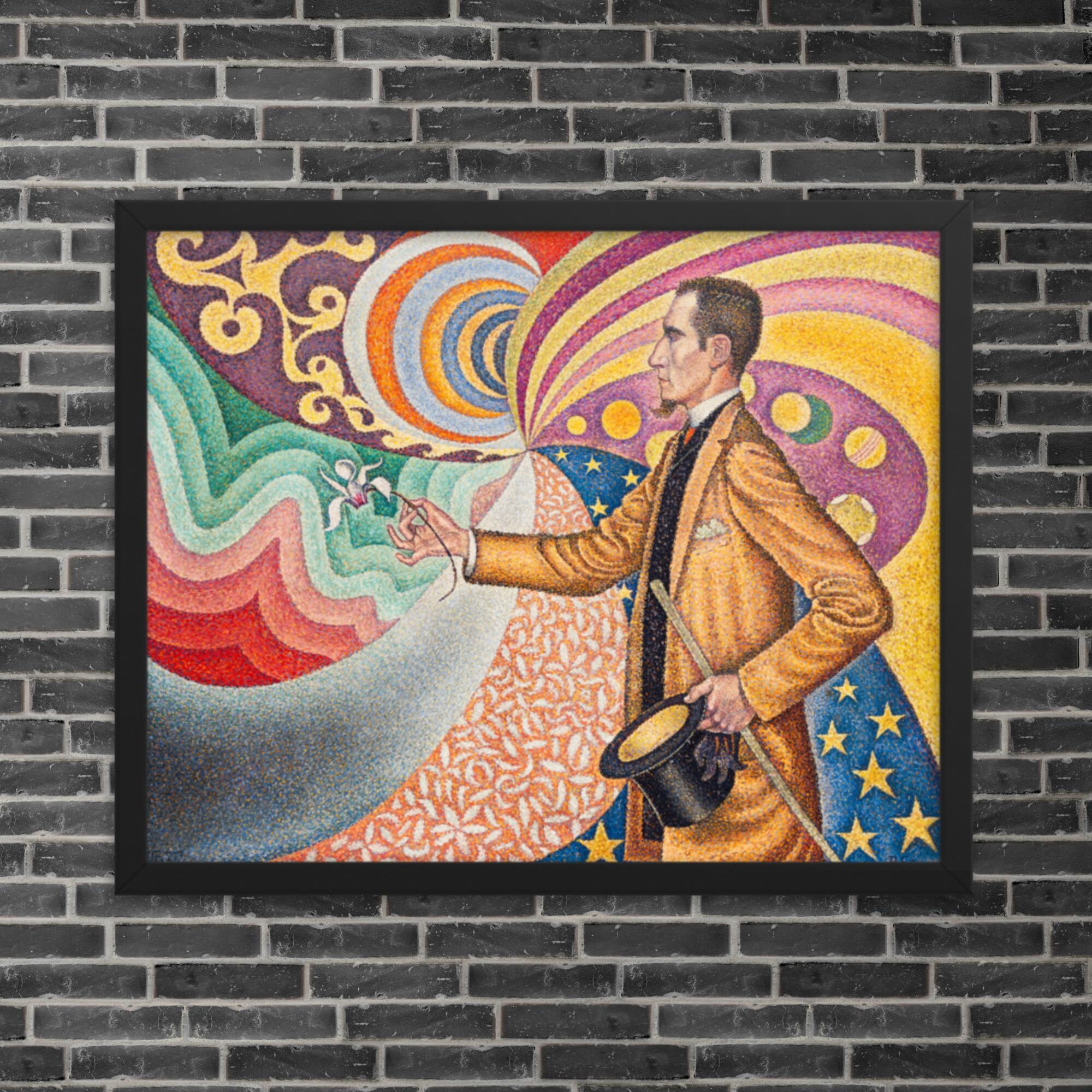 Opus 217 Portrait of M. Félix Fénéon by Paul Signac - Framed Paul