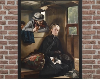 The Irritating Gentleman by Bernard Woltze - Framed Bernard Woltze Print - Framed Irritating Gentleman Print