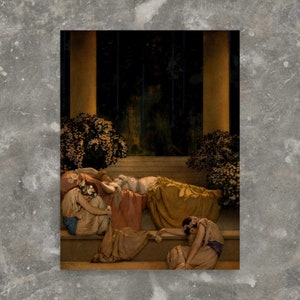 Modern Art Print - Sleeping Beauty in the Wood by Maxfield Parrish - Maxfield Parrish Print