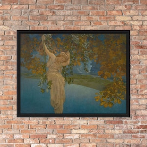 Reveries by Maxfield Parrish - Framed Maxfield Parrish Print - Framed Reveries Print - Reveries Canvas Print - Maxfield Parrish Canvas Print