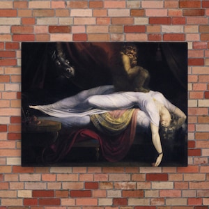 Mythological Canvas Print - The Nightmare by Henry Fuseli - Henry Fuseli Canvas Print - The Nightmare Canvas Print