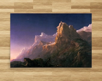 Prometheus Bound by Thomas Cole - Thomas Cole Print - Prometheus Bound Print - Mythological Art Print