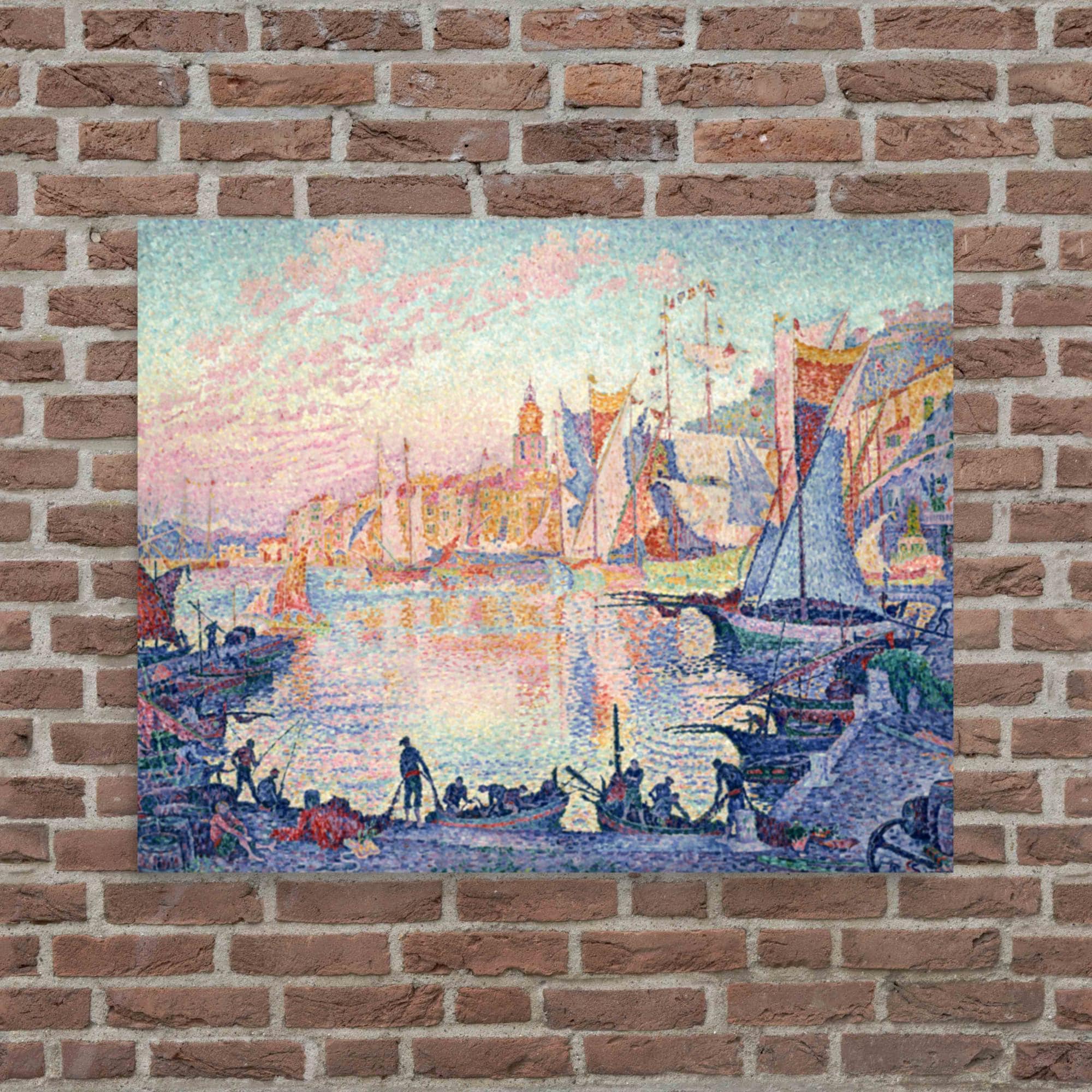 The Port of Saint-tropez by Paul Signac - Paul Signac Print