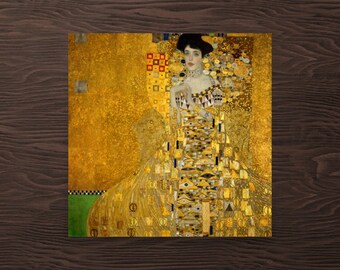 Impresión de arte abstracto - Retrato de Adele Bloch-Bauer por Gustav Klimt - Impresión de Gustav Klimt - Cartel de Gustav Klimt