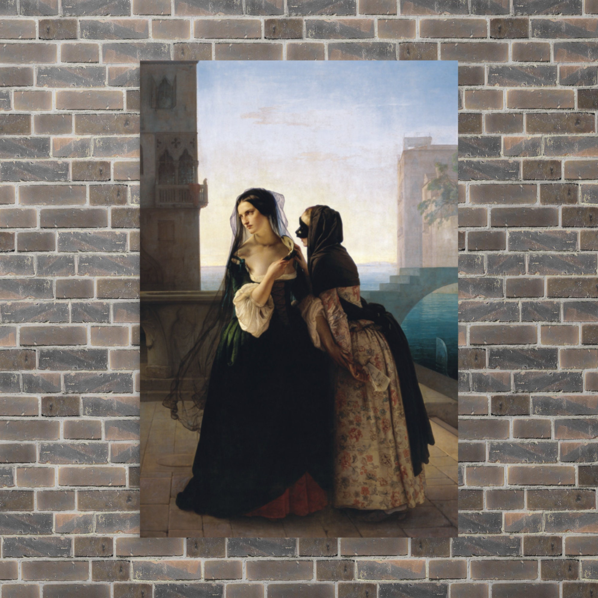 Amazon｜Francesco Hayez-Vengeance is Sworn 1851 キャンバス
