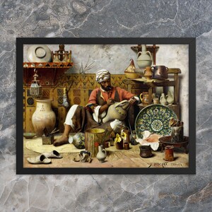 The Pottery Studio by Jean Discart - Framed Jean Discart Print - Framed Pottery Studio Print - Framed Realist Print