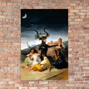Mythological Art Print - The Sabbath of Witches by Francisco de Goya - Sabbath of Witches Print - Francisco de Goya Print