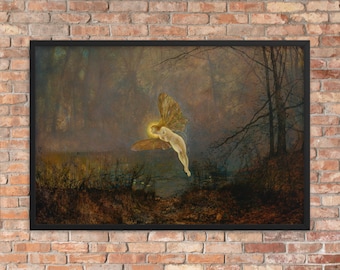 Framed Mythological Art Print - Midsummer Night by John Atkinson Grimshaw - Framed John Atkinson Grimshaw Print - Midsummer Night Print