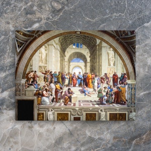 Renaissance Art Canvas Print - The School in Athens by Raphael - Raphael Canvas Print - School in Athens Canvas Print