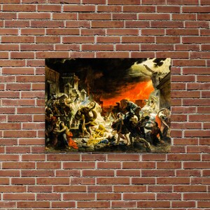 Historical Art Print - The Last Day of Pompeii by Karl Bryullov