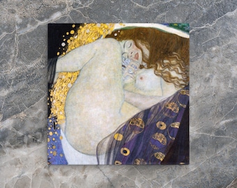 Impresión en lienzo mitológico - Danae de Gustav Klimt- Impresión en lienzo Gustav Klimt - Impresión en lienzo Danae