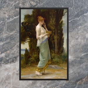 Psyche by Alexandre Cabanel - Framed Psyche Print - Framed Alexandre Cabanel Print - Framed Mythological Art Print