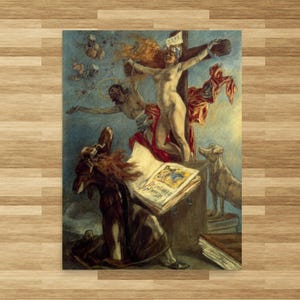 La tentación de San Antonio de Felicien Rops - Impresión de Felicien Rops - Impresión de La tentación de San Antonio
