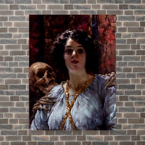 Macabre Art Print - Death and the Maiden by Camillo Verno - Camillo Verno Print - Camillo Verno Poster - Death and the Maiden Print