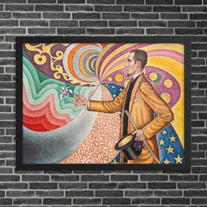 Opus 217 Portrait of M. Félix Fénéon by Paul Signac - Framed Paul Signac Print - Framed Paul Signac Canvas Print