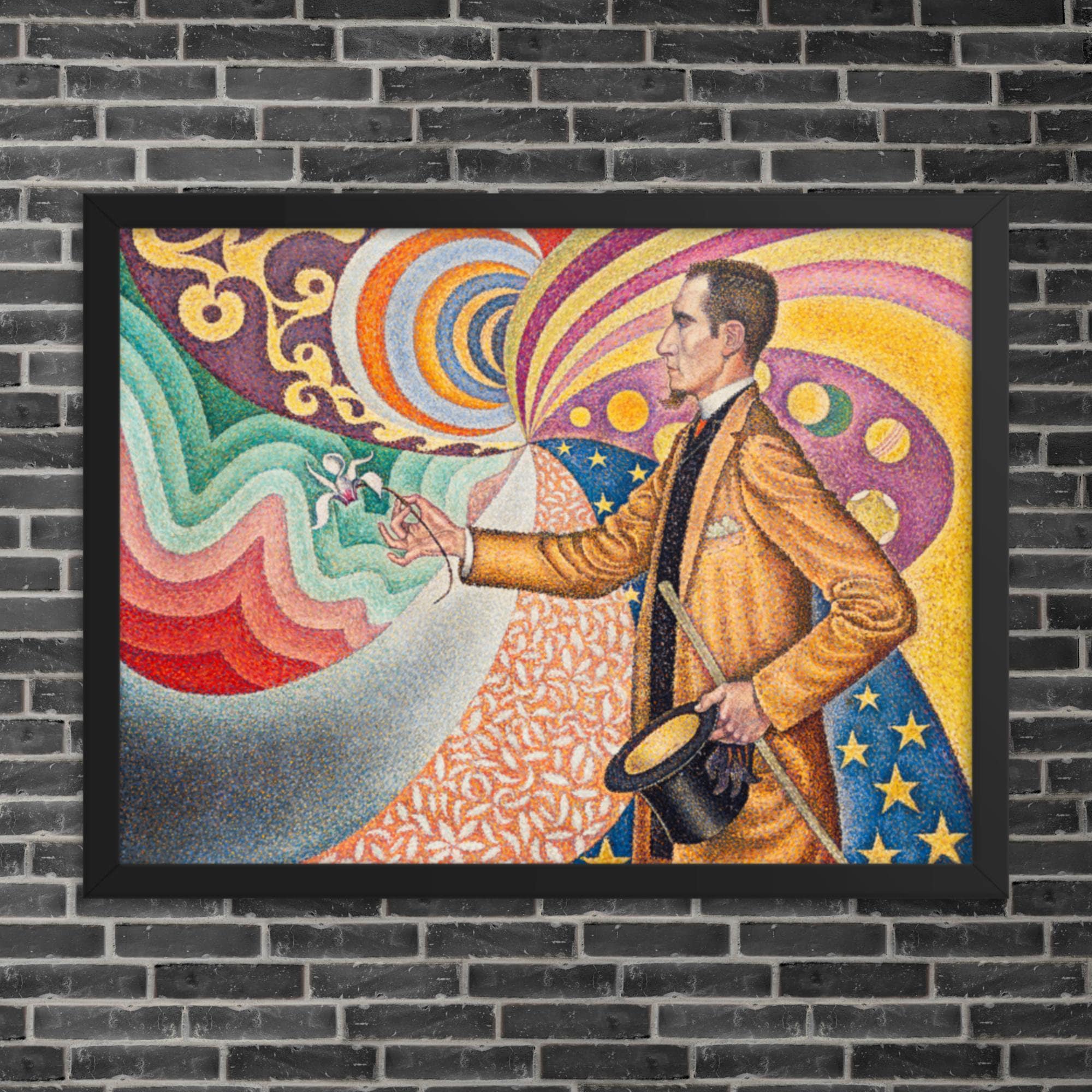 Opus 217 Portrait of M. Félix Fénéon by Paul Signac - Framed Paul