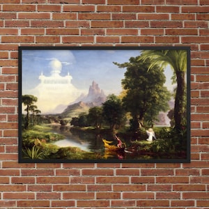 The Voyage of Life - Youth by Thomas Cole - Framed Thomas Cole Print - Framed Voyage of Life Print - Framed Hudson River School Print