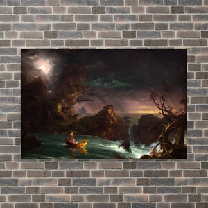 The Voyage of Life - Manhood by Thomas Cole - Thomas Cole Print - The Voyage of Life Print - Hudson River School Print