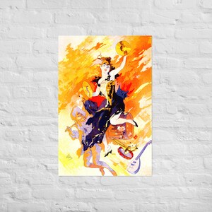 Symbolic Art Poster - La Musique by Jules Cheret