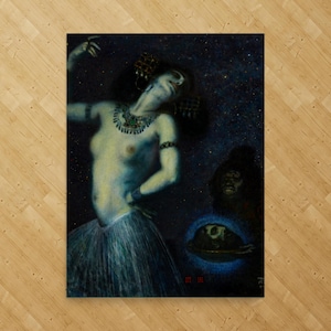 Salome by Franz von Stuck - Salome Print - Franz von Stuck Print - Femme Fatale Print - Mythological Print