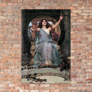 Mythological Art Print - Circe Offering the Cup to Odysseus by John William Waterhouse - John William Waterhouse Print