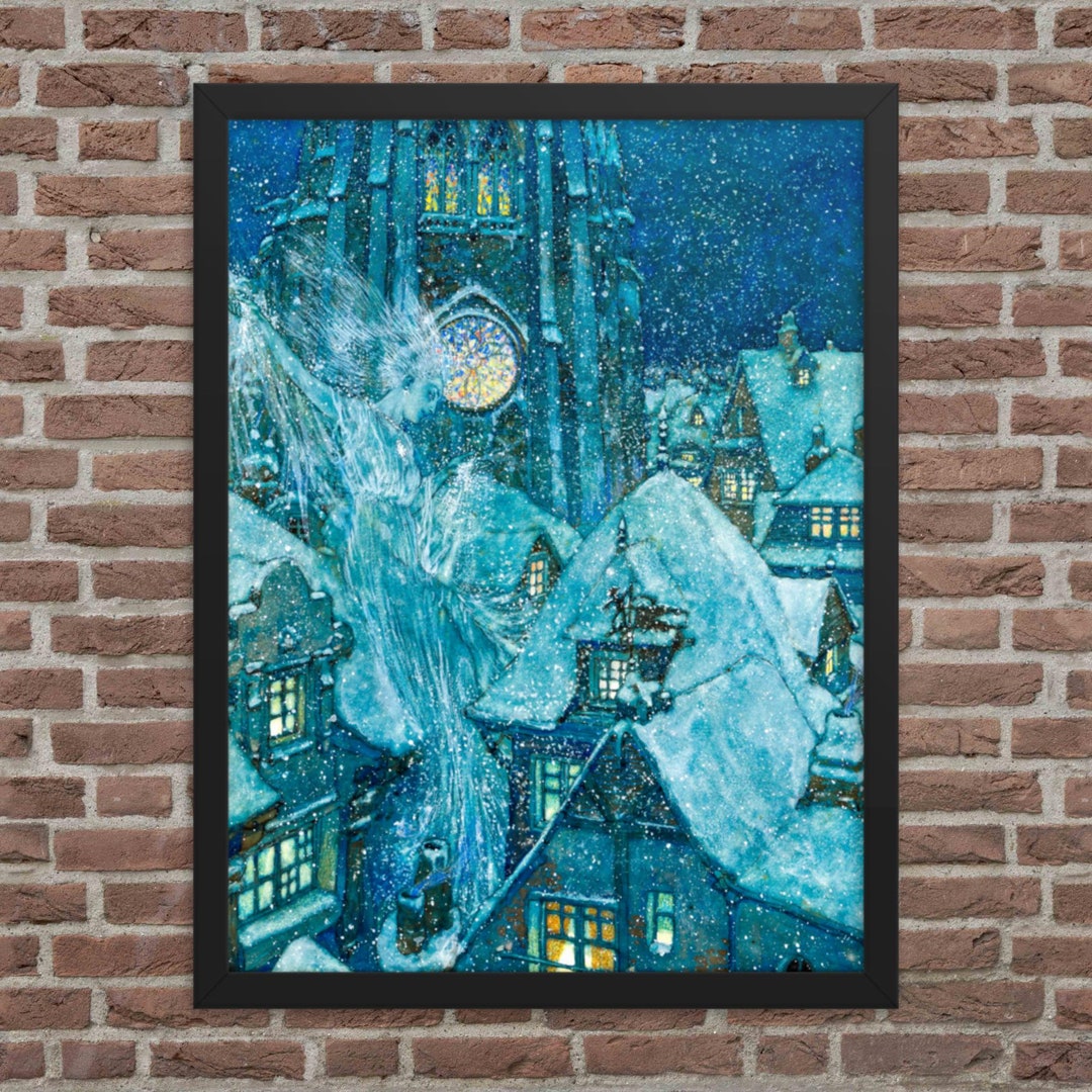 The Snow Queen by Edmund Dulac - Framed Edmund Dulac Print - Framed ...