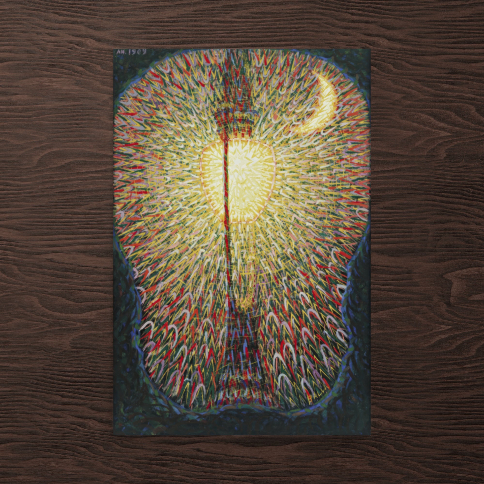 未来派アートプリント - ジャコモ・バッラの街灯 - 街灯プリント