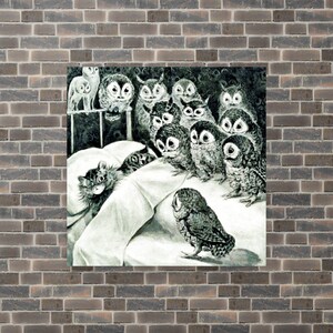 Animal Art Print Cats Nightmare by Louis Wain Cats Nightmare Print Cats Nightmare Poster Louis Wain Print Louis Wain Poster image 7