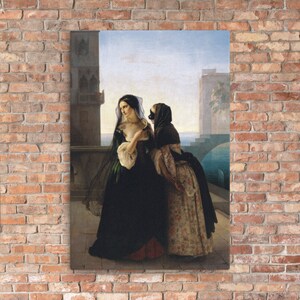 Realist Art Canvas Print - Vengeance is Sworn by Francesco Hayez - Francesco Hayez Canvas Print - Vengeance is Sworn Canvas