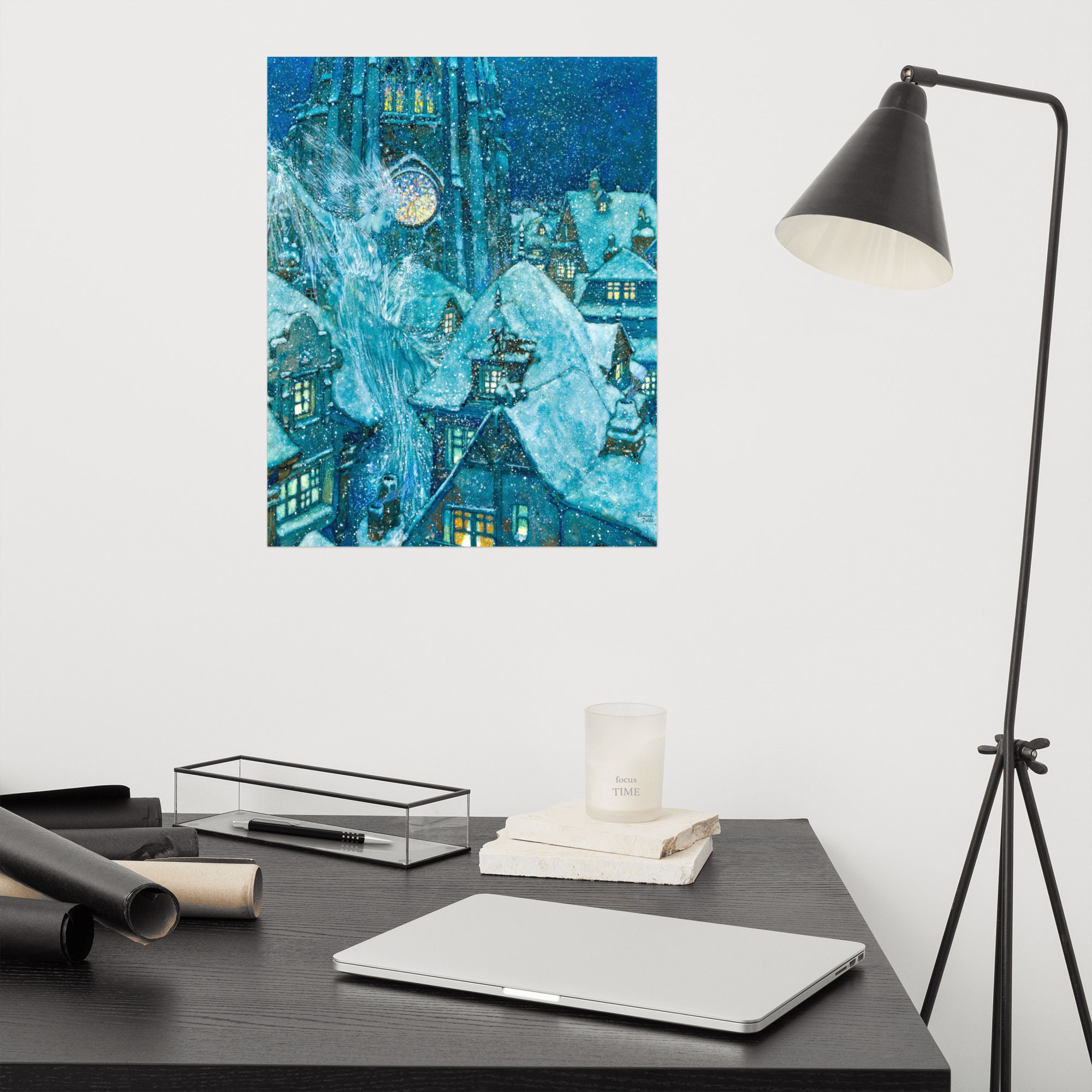 Mythological Art Print - the Snow Queen by Edmund Dulac - Edmund Dulac ...